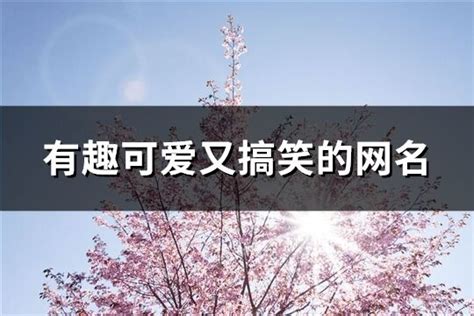 幽默的名字|幽默搞笑的网名大全，里面有你吗？